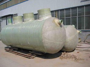 【2立方玻璃鋼模壓化糞池家用小型三格防腐蝕模壓化糞池】- 